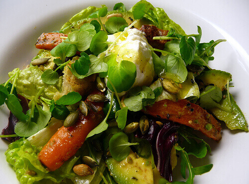 Avocadosalade met wortel