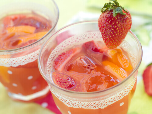 aardbeiwater