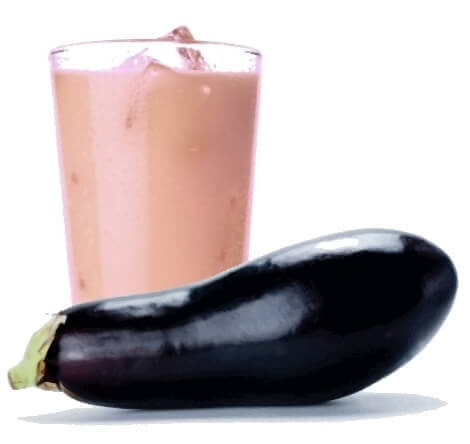 Smoothie met aubergine