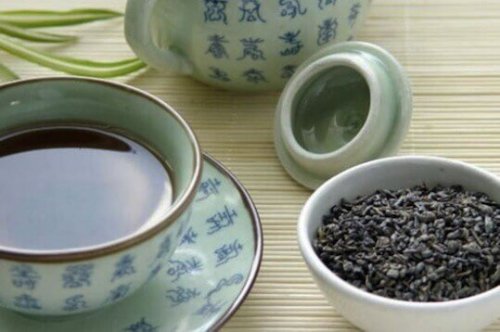 Blauwe thee