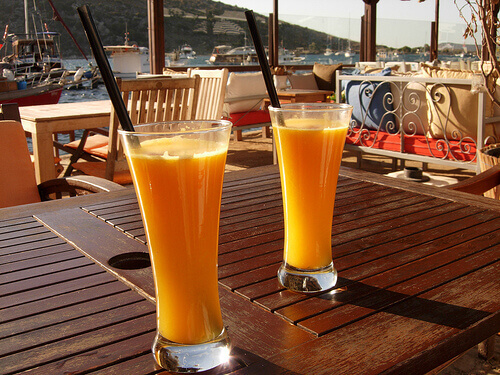 Grapefruitsap met gember