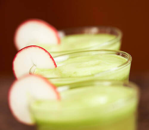 close-up van smoothies