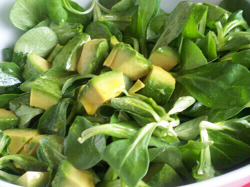 gesneden avocado