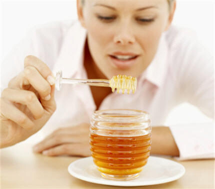 Honing in een pot