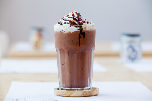 Milkshake met veel suiker