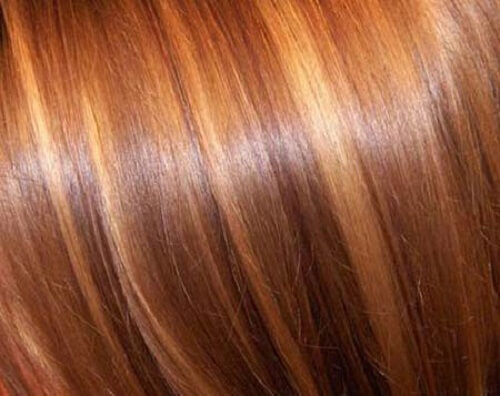 Rood haar met highlights
