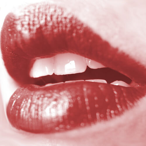 Rode, volle lippen