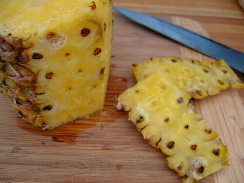 De schil van fruit