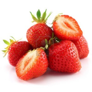 Een stapeltje aardbeien