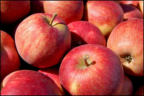 Appels behoren tot de fruitsoorten die je kunnen helpen met afvallen