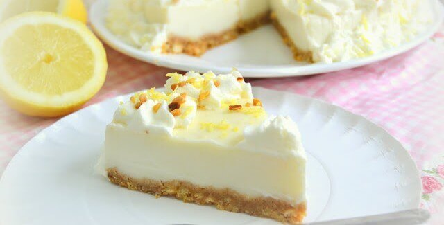 Recept huisgemaakte citroentaart Recept huisgemaakte citroentaart