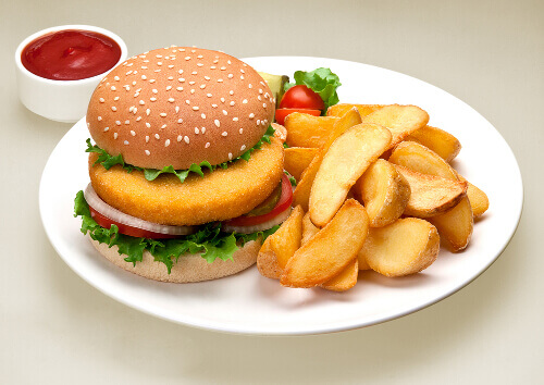 Hamburger en Friet