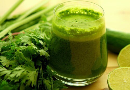 groene water peterselie drank