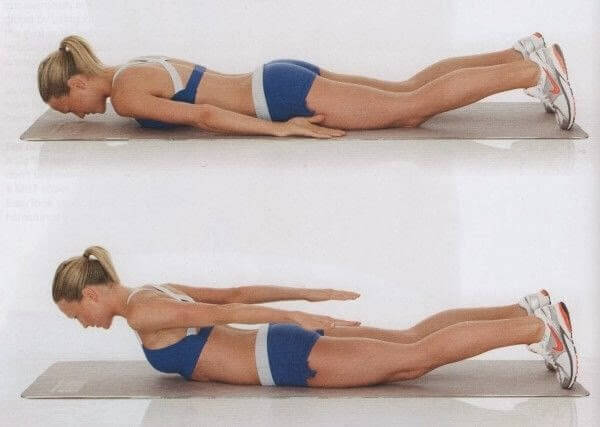 Oefening voor een mooie rug