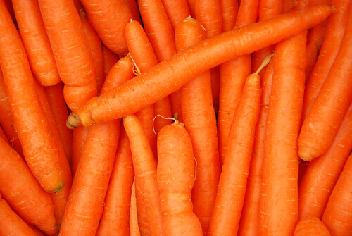 Vitamine A vind je in wortels