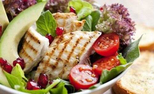 Salade met Kip en Avocado