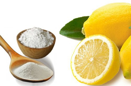 Zuiveringszout en citroen