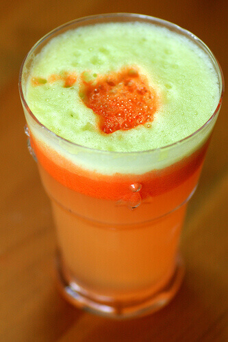 Appel-abrikozensmoothie