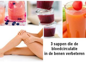 3 sappen voor een goede bloedsomloop in de benen