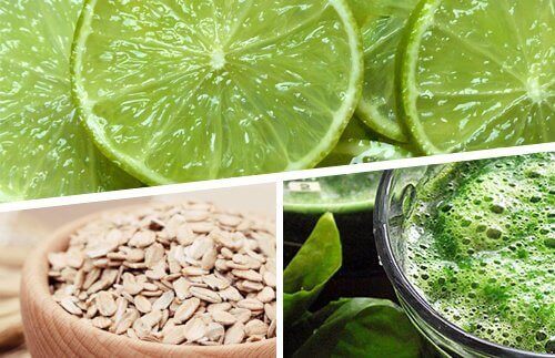 citroen, haver en spirulina Citroen, haver en spirulina