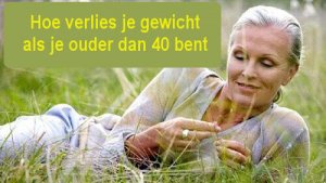 Tips voor gewichtsverlies voor vrouwen ouder dan 40