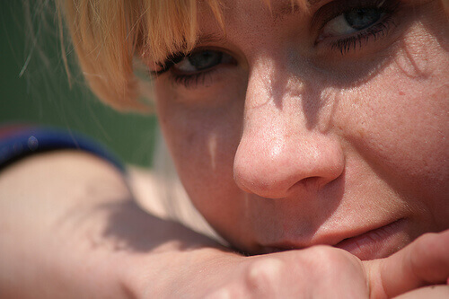 gezicht van een vrouw