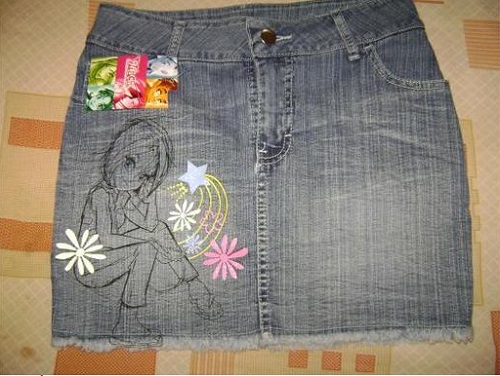 Een spijkerrokje van je oude jeans