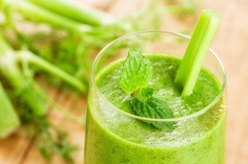 Een gezonde groene smoothie