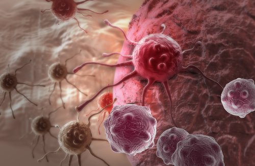 Kankercellen in het lichaam