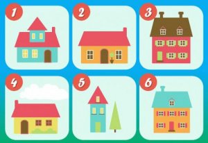 De test met de zes huizen