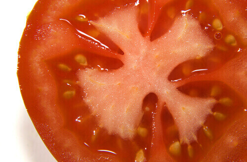 schijfje tomaat