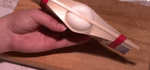 Instructies om eieren in de vorm van een hartje te maken