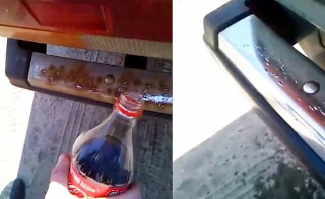 Roest Verwijderen met Cola