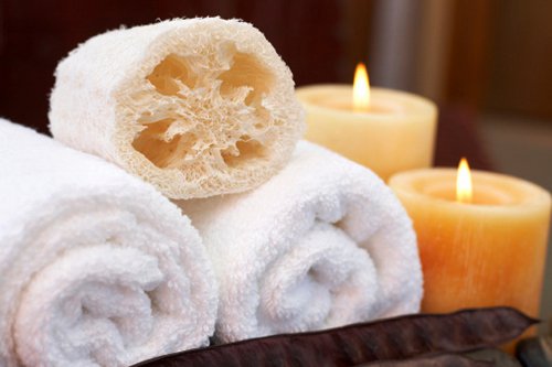 Wees voorzichtig met sponsjes onder de douche