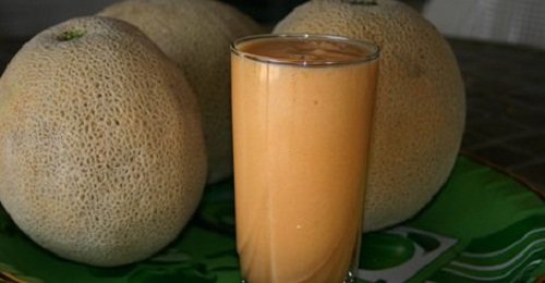 Meloensap om af te vallen