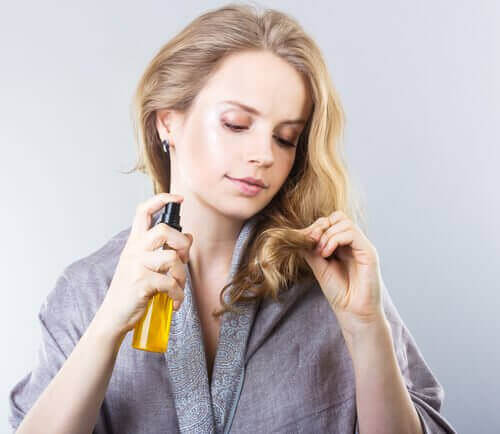 haarverzorging met een serum