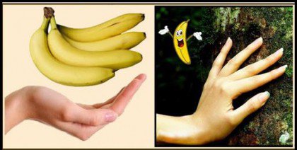 bananen en hand