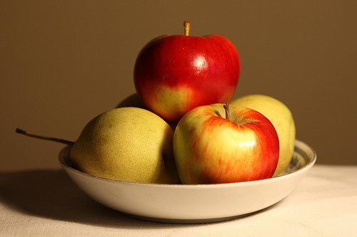 Schaal met Appels