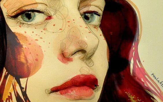 Vrouw op zoek naar haar eigen geluk