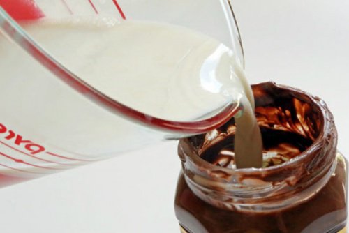 Nutella met melk
