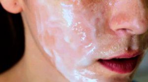 Fantastische gezichtsmaskers met gelatine