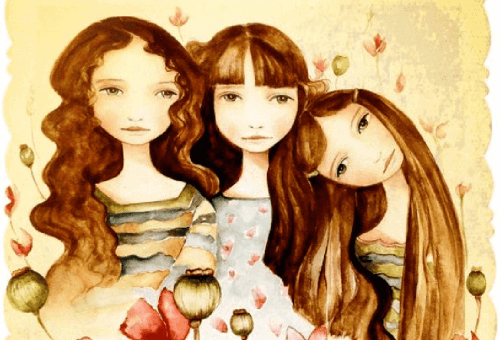 drie vriendinnen