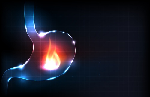 maag met brandend maagzuur