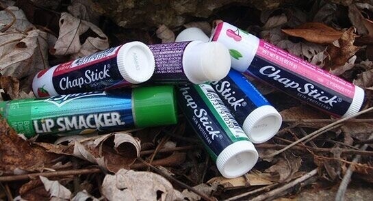 Verschillende soorten lippenbalsem