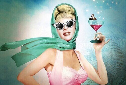 vrouw met sterallures