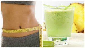 Reinigende smoothie om buikvet te verminderen
