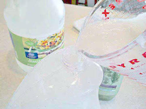 Zelfgemaakte wasverzachter gebruiken