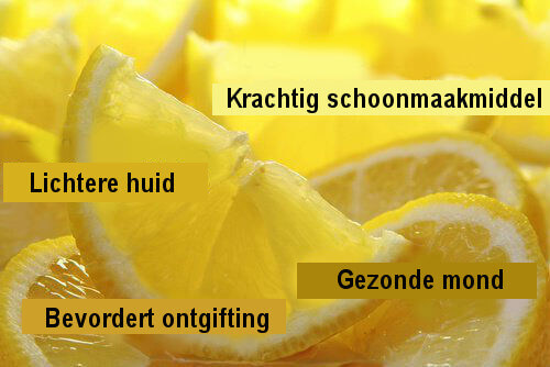 citroenen en tekst