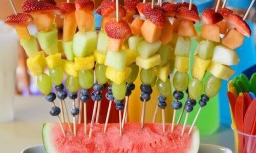 Spiesjes met Fruit