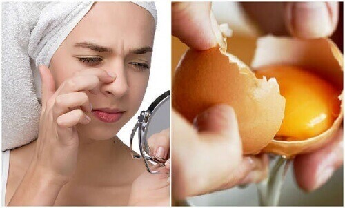 Gezichtsmasker van ei voor een schone en strakke huid